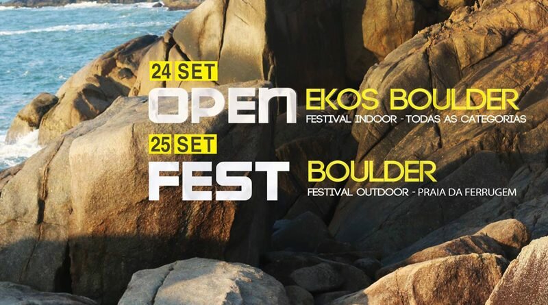 Open e Festival Ekos Boulder 24 e 25 de Setembro